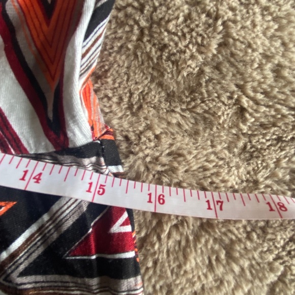 🆕️  Pretty Young Thing ZigZag Pattern Surplice Midi Dress, Size L - Picture 9 of 10